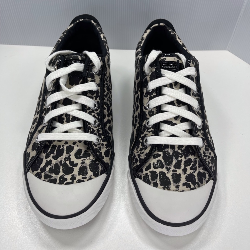 Coach Barrett Cheetah Sneakers Animal Print Shoes, Size 9.5 - Picture 4 of 11